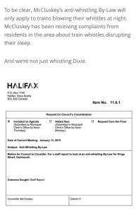 A copy of Councillor McCluskey's Motion